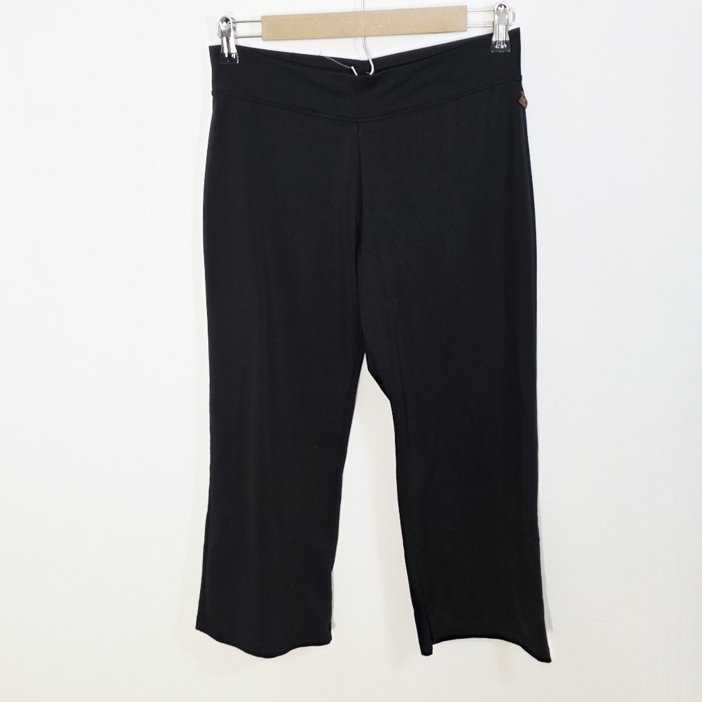 Kinesis Black Capri Straight Leg Athletic Leggings Women's Size L